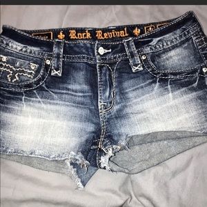 Rock Revival Jean Shorts